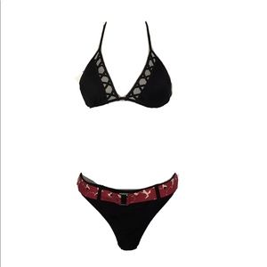 Victoria’s Secret triangle top bikini.